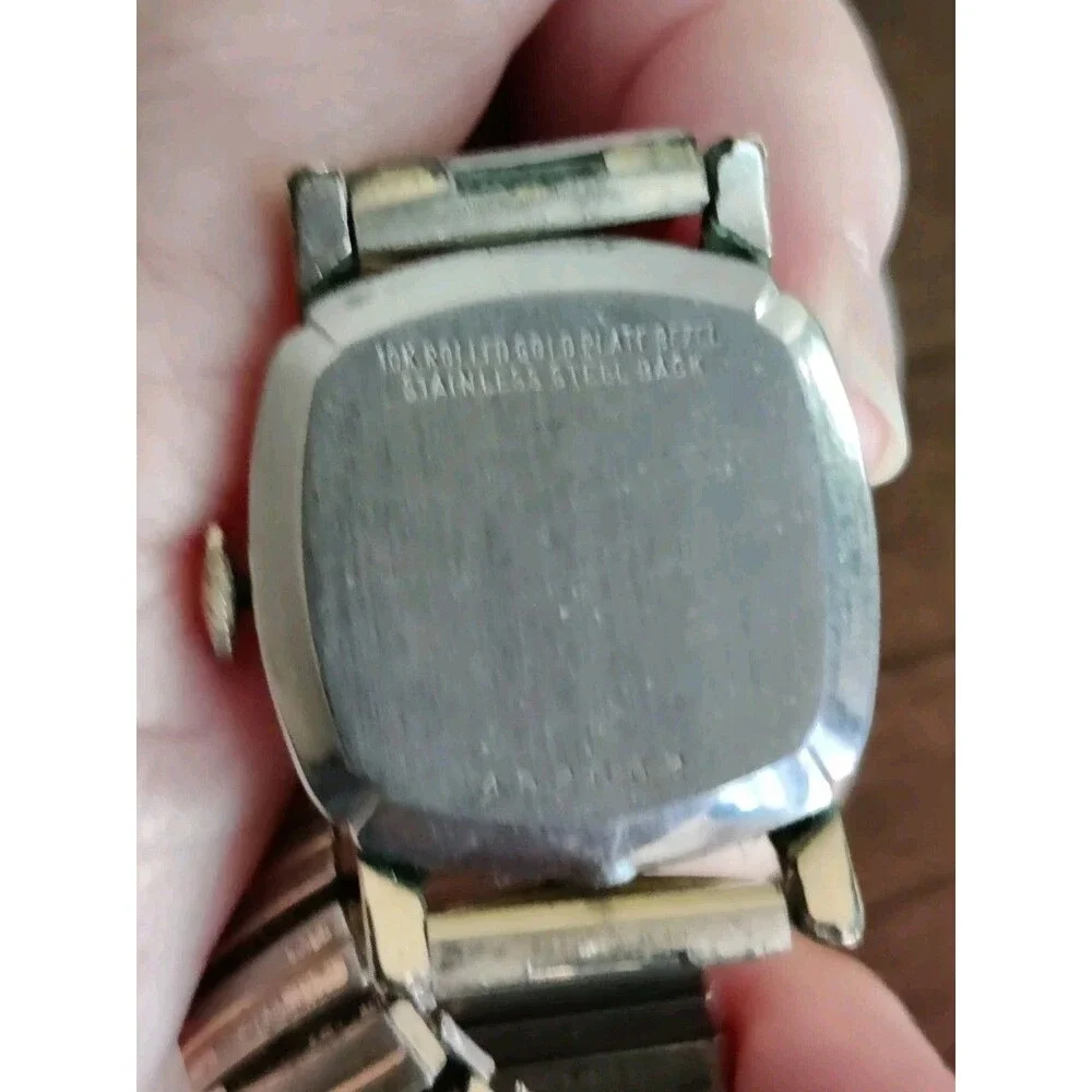 Vintage Penney By Benrus Watch 10k Rolled Gold Plated For Parts Or Repair